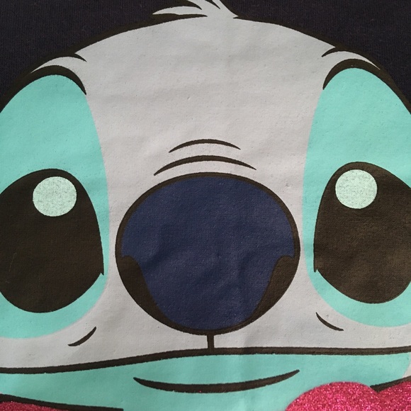 Disney Stitch medium winter holiday blue pullover sweater - Picture 12 of 13